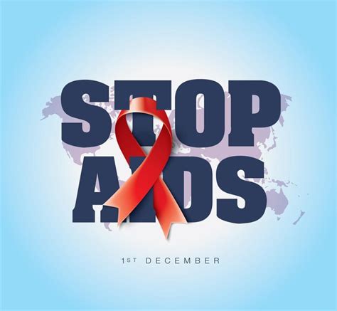 Conscientização Sobre A Aids Fita Vermelha Conceito Do Dia Mundial Da