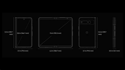 Google Pixel Fold: Size Comparison - PhoneArena