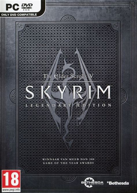 The Elder Scrolls V Skyrim Legendary Edition 2013 Box Cover Art