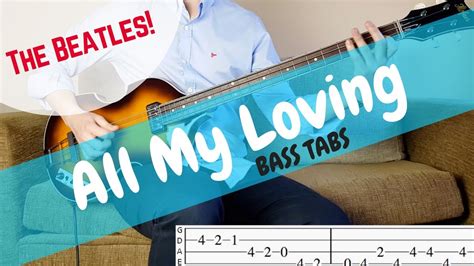 All My Loving The Beatles Bass Cover With Tabs Höfner 5001 Ct