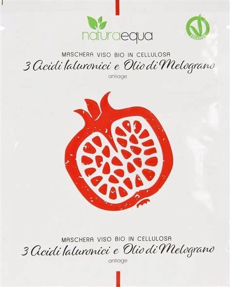 Naturaequa Hyaluronic Acids Pomegranate Anti Age Sheet Mask Ml