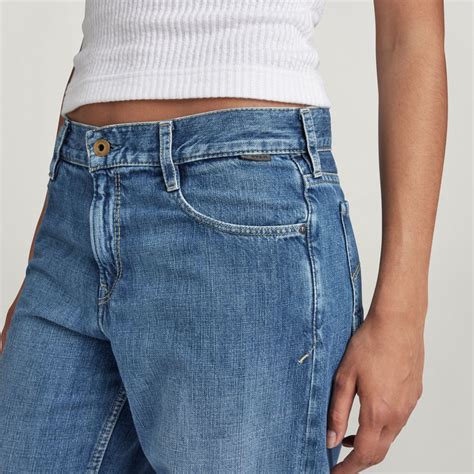 Judee Low Waist Loose Jeans | Medium blue | G-Star RAW®