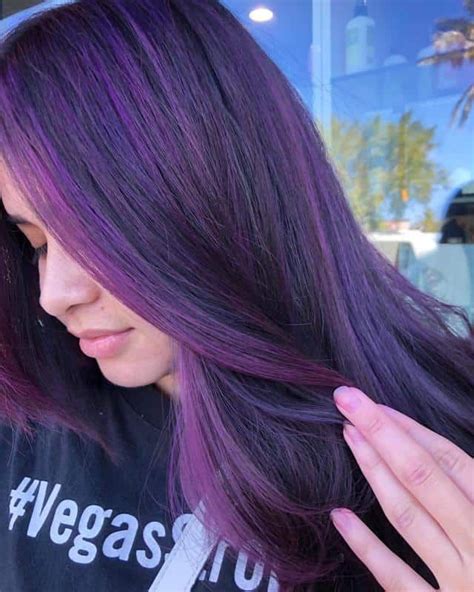 Amazing Purple Highlights On Black Hair Ideas Updated Artofit