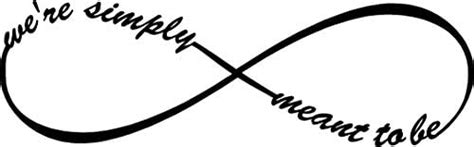 35x11 Infinity Love Symbol Vinyl Decal Quotes Art