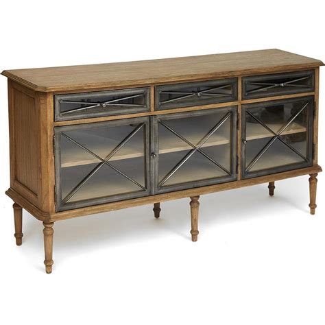 Комод в стиле Прованс со стеклянными дверцами Provence Jacob Chest of ...