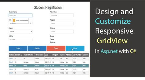 How To Design And Customize Responsive Gridview In Bootstrap