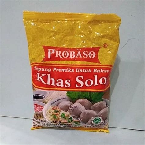 TEPUNG BAKSO PROBASO KHAS SOLO 250 GR Lazada Indonesia