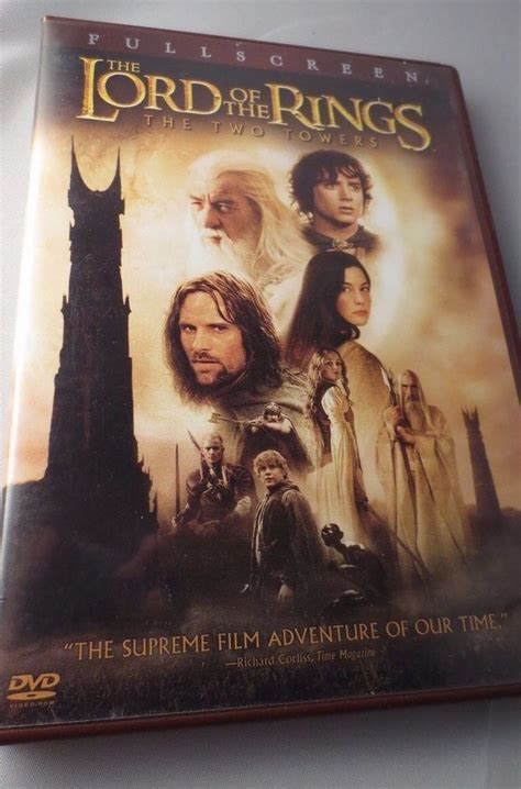 The Lord Of The Rings The Two Towers Dvd Disc Set Full