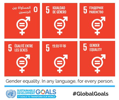 Goal Of The Week Goal 5 Gender Equality United Nations