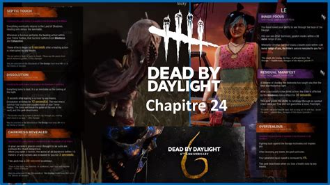 FR Nouveauté DBD Nouveau tueur et survivant Chapitre 24 YouTube