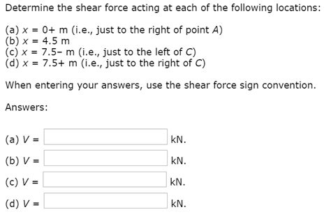 Solved Try Summing The Moments Acting About Point A To Chegg