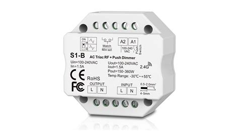 Ch A Rf Push Ac Phase Cut Dimmer S B Boqi Led Driver Controller