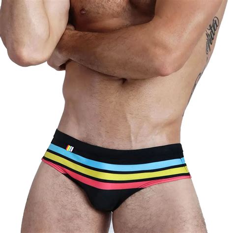 Swim Briefs Bikini Swimwear Sexy Contour Pouch Strip Beach Trunks Beachwear Men S