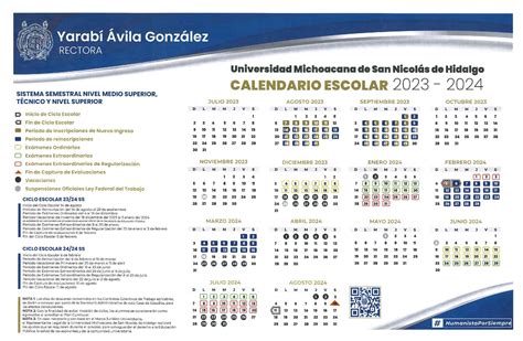 Calendarios Oficiales Umsnh Julio Agosto Fcca Umsnh