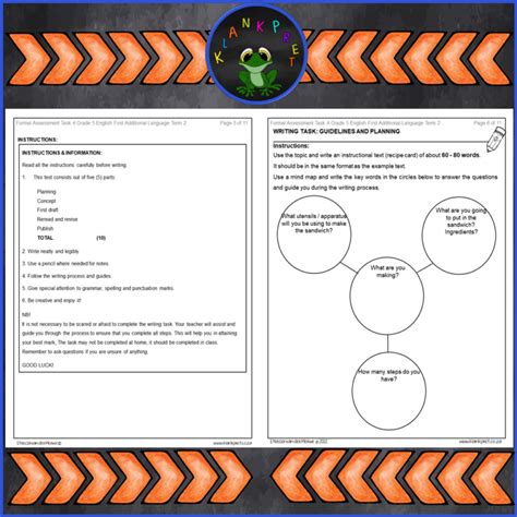 Grade 5 English First Additional Language Assessment Task 4 And 5 Term 2