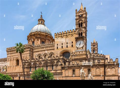 Cathedral Of Palermo Sicily Stock Photo Alamy