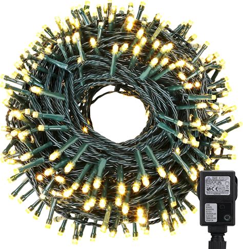 IShabao Luci Natale Esterno 20M 200 LED Luci Albero Di Natale Catena