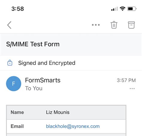 How To Set Up S Mime In Outlook Iphone App Formsmarts