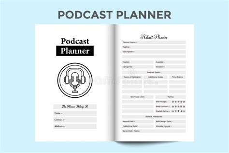 Podcast Info Tracker KDP Interior Journal Podcast Regular Topic