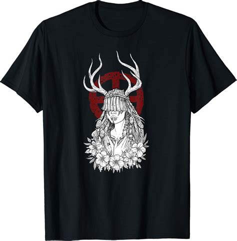 Nordic Shaman Girl Heilung Shirt T Shirt Clothing Shoes