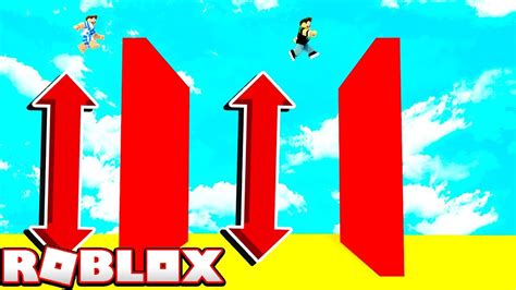 Pulamos As Paredes Mais Altas Do Roblox Jump Over The Walls Youtube