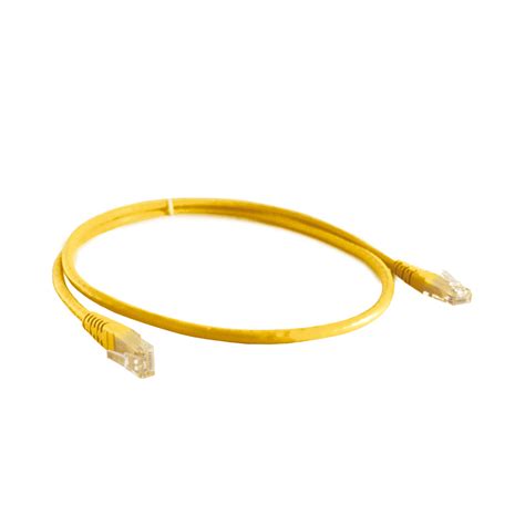 Networking Lanpro Patch Cord Utp 1mt Cat 6 Amarillo Lp 4c6dusyl1c Pc