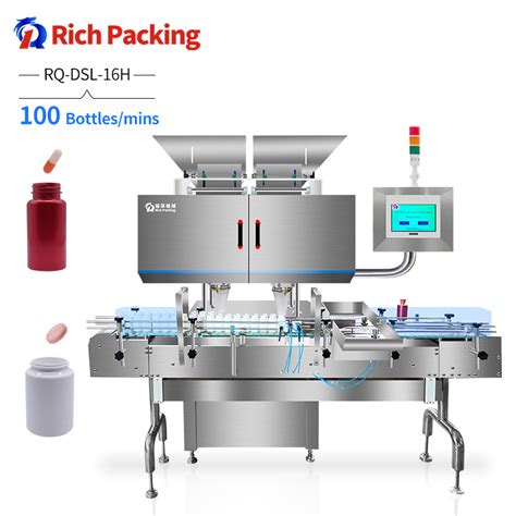 16 Lane Automatic Pill Counter Bottling Machinery Tablet Capsule