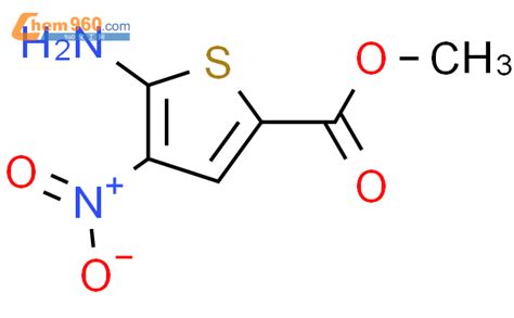 106850 17 3 5 氨基 4 硝基 2 噻吩羧酸甲酯化学式结构式分子式mol 960化工网