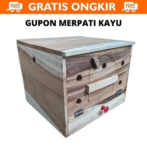 Gupon Mewah 2 Pintu Kayu Munggur Full Jendela Kandang Burung Lazada