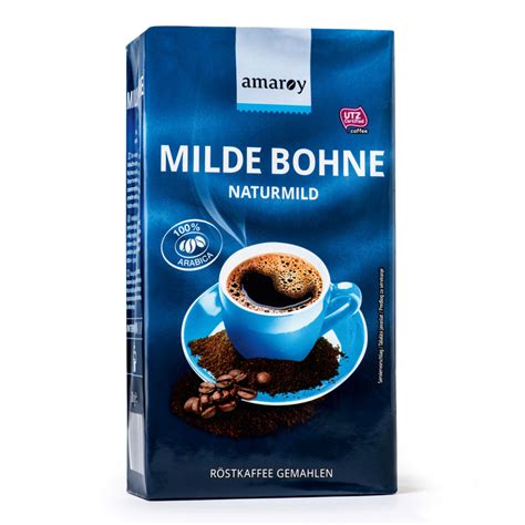 Roksh Kaffee Kakao Co Amaroy R Stkaffee Milde Bohne Gemahlen G