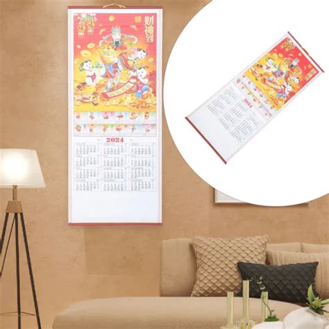 PAPIER CALENDRIER MURAL Zodiaque 2024 Bureau Mensuel Grand De L année