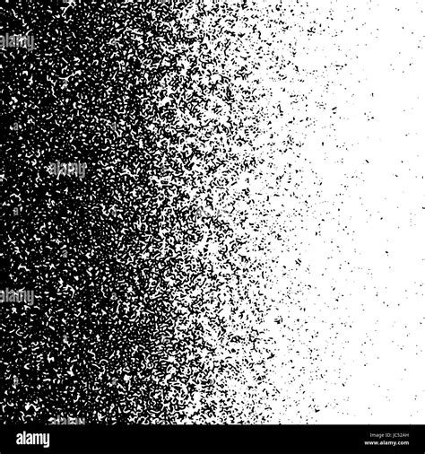 Distressed Grunge Noise Texture Design Element Black And White Vector Background Stock Vector