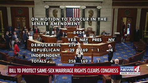 Bill To Protect Same Sex Marriage Rights Clears Congress Youtube