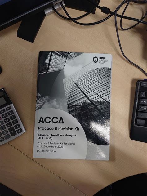 Acca Advanced Taxation Atx Malaysia Practice Revision Kit Hobbies