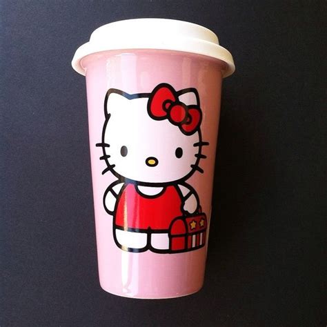 Hello Kitty Travel Ceramic Mug Mugs Ceramic Mug Hello Kitty