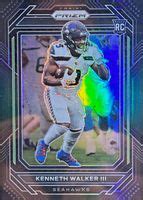 Kenneth Walker III 2022 Chronicles PB 19 Prizm Black Green 49 PSA