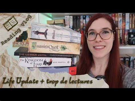 Reading Vlog Life Update Trop De Lectures En Cours Et Nouveaut S