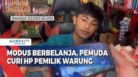 Modus Berbelanja Pemuda Curi Ponsel Pemilik Toko YouTube