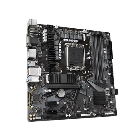 GIGABYTE B660M DS3H 5333MHz (OC) DDR4 Soket 1700 M.2 HDMI DP D-SUB mATX ...