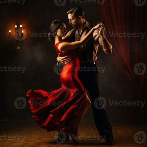 a couple doing tango dance generative AI 29640838 Stock Photo at Vecteezy