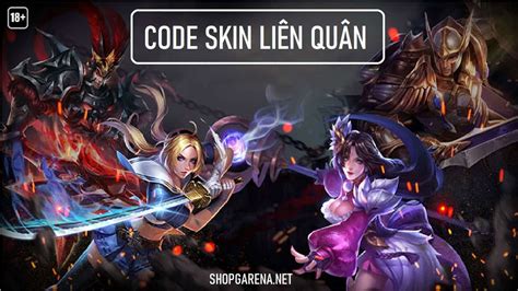 Code Skin Li N Qu N Shop Cho Giftcode Skin M I Nh T