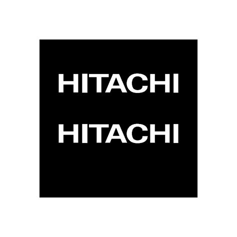 Hitachi Logo 2 85 Mm White