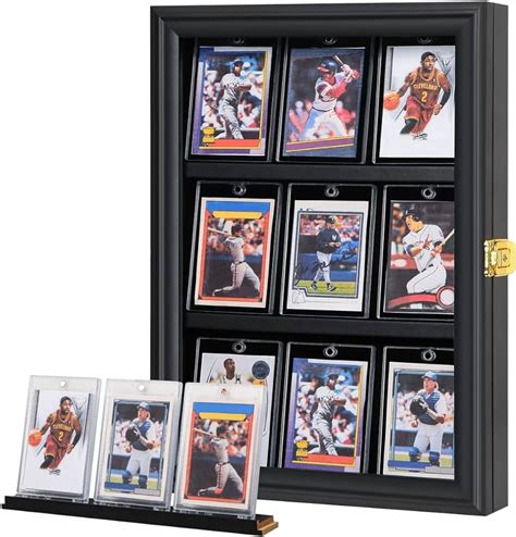 Wall Mount Trading Card Display Frame Card Display Case For