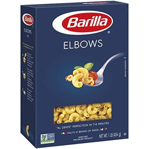 Barilla Blue Box Elbows Pasta 16 Oz Box Pack Of 16 8