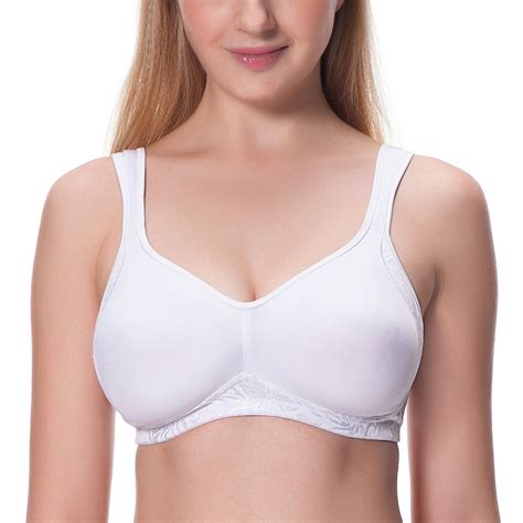 Womens Seamless Wirefree No Padding Molded Full Cup Plus Size Bra Ebay