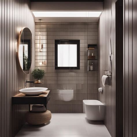 Premium AI Image | A modern and luxury bathroom