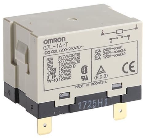 G7l 2a T 200240ac Omron Omron Panel Mount Power Relay 240v Ac Coil