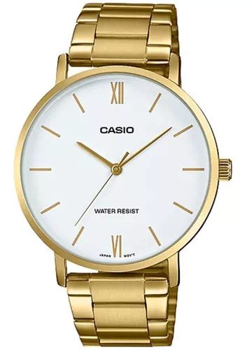 Reloj Casio Pareja Mtp Vt01g Ltp Vt01g Acero Inox Dorado Envío gratis