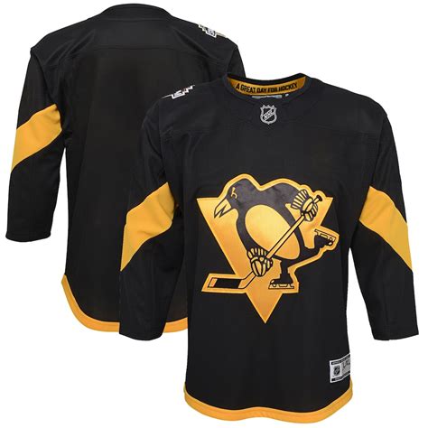 Pittsburgh Penguins Youth Black 2019 NHL Stadium Series Premier Jersey