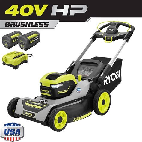 Ryobi Volt Hp Brushless In Whisper Series Cordless Walk Behind